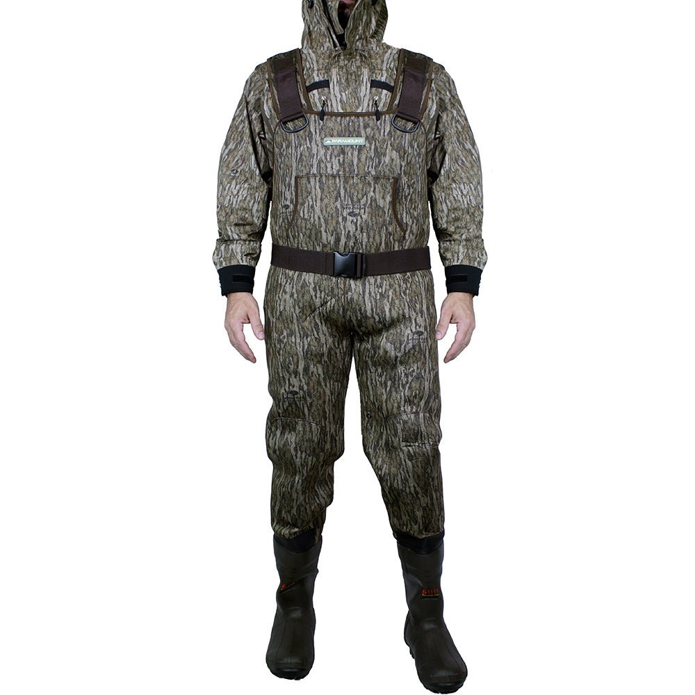 Paramount Outdoors BAYOU 3.5mm Neoprene Camo Chest Wader 600g Boots - Angler's Pro Tackle & Outdoors