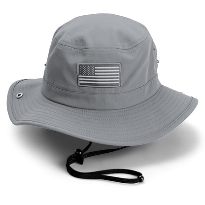 Paramount Outdoors Bayou Full Brim American Flag Boonie Hat (Floats) - Angler's Pro Tackle & Outdoors