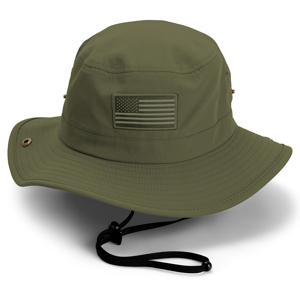 Paramount Outdoors Bayou Full Brim American Flag Boonie Hat (Floats) - Angler's Pro Tackle & Outdoors