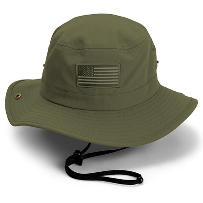 Paramount Outdoors Bayou Full Brim American Flag Boonie Hat (Floats) - Angler's Pro Tackle & Outdoors
