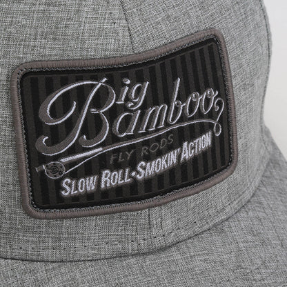 Paramount Outdoors Big Bamboo Fly Rod Heathered 6 - Panel Fly Fishing Patch Cap - Angler's Pro Tackle & Outdoors