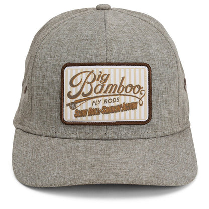 Paramount Outdoors Big Bamboo Fly Rod Heathered 6 - Panel Fly Fishing Patch Cap - Angler's Pro Tackle & Outdoors