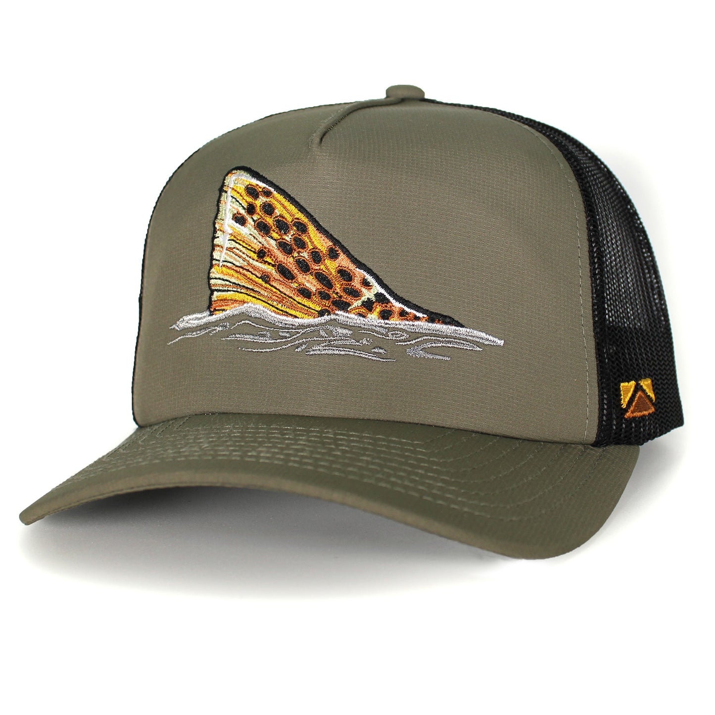 Paramount Outdoors Brown Trout Tail Mesh Back 5 - Panel - Angler's Pro Tackle & Outdoors