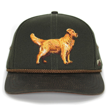 Paramount Outdoors Canvas Golden Retriever Hat with Wax Cloth Visor - Angler's Pro Tackle & Outdoors