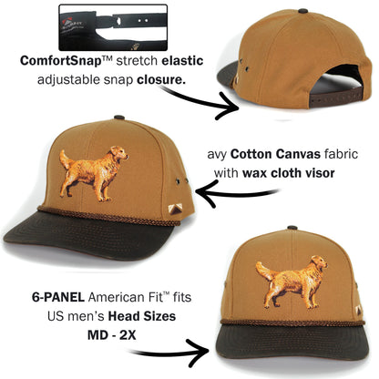 Paramount Outdoors Canvas Golden Retriever Hat with Wax Cloth Visor - Angler's Pro Tackle & Outdoors