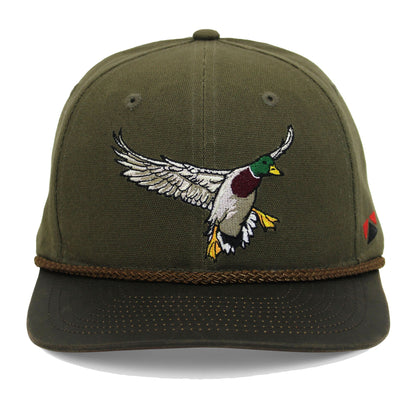 Paramount Outdoors Canvas Mallard Drake Duck Hat with Wax Cloth Visor - Angler's Pro Tackle & Outdoors