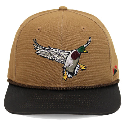 Paramount Outdoors Canvas Mallard Drake Duck Hat with Wax Cloth Visor - Angler's Pro Tackle & Outdoors