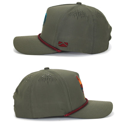 Paramount Outdoors Cock of the Walk 5 - Panel Rooster Trucker Hat - Angler's Pro Tackle & Outdoors