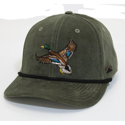 Paramount Outdoors Corduroy Mallard Drake 6 - Panel Performance Cap - Angler's Pro Tackle & Outdoors