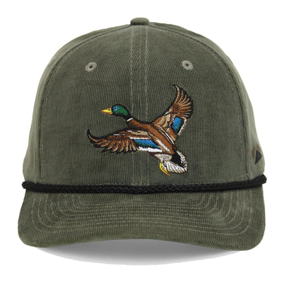 Paramount Outdoors Corduroy Mallard Drake 6 - Panel Performance Cap - Angler's Pro Tackle & Outdoors