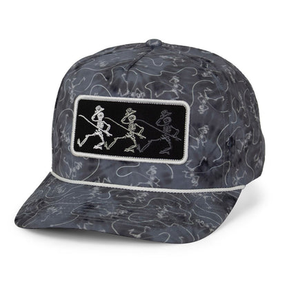 Paramount Outdoors Dancing Skeletons Fly Fishing Trucker Tie Dye Rope Cap - Angler's Pro Tackle & Outdoors