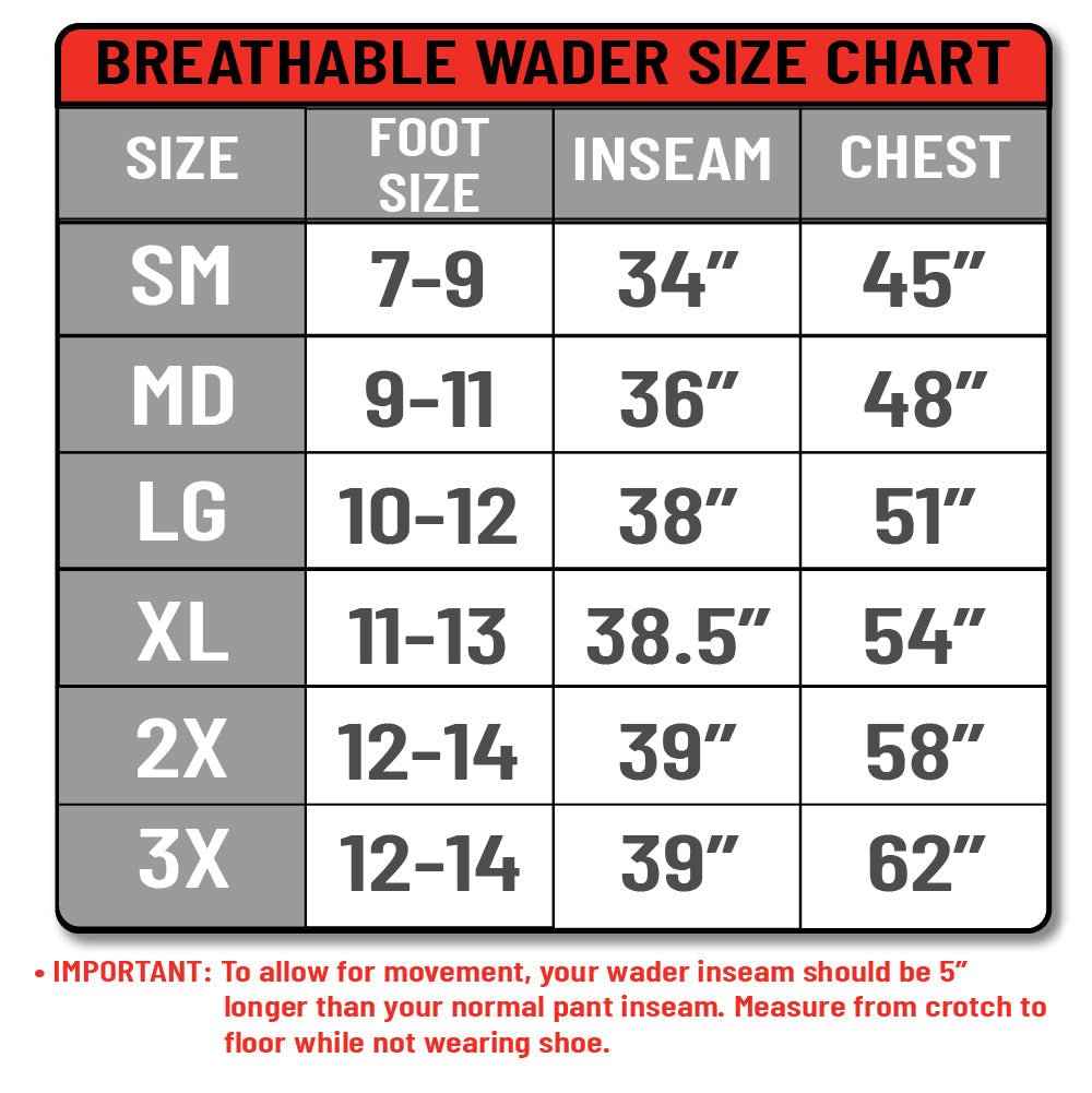 Paramount Outdoors DEEP EDDY™ Breathable Chest Wader - Angler's Pro Tackle & Outdoors