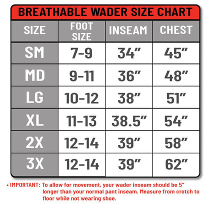 Paramount Outdoors DEEP EDDY™ Breathable Chest Wader - Angler's Pro Tackle & Outdoors