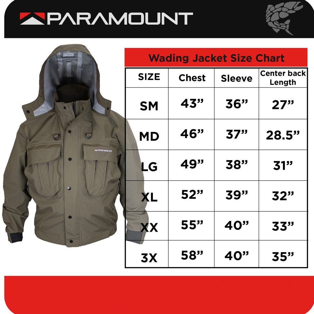 Paramount Outdoors Deep Eddy Waterproof Wading Jacket - Angler's Pro Tackle & Outdoors