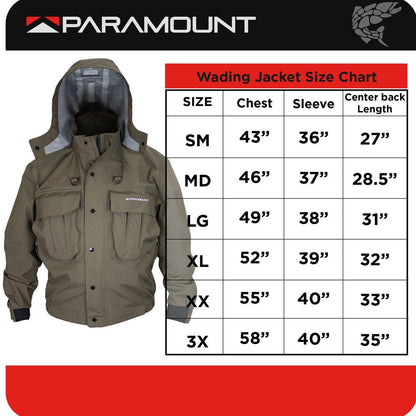 Paramount Outdoors Deep Eddy Waterproof Wading Jacket - Angler's Pro Tackle & Outdoors