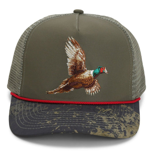 Paramount Outdoors Pheasant Upland 5 - Panel Trucker Rope Cap - Angler's Pro Tackle & Outdoors