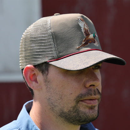 Paramount Outdoors Pheasant Upland 5 - Panel Trucker Rope Cap - Angler's Pro Tackle & Outdoors