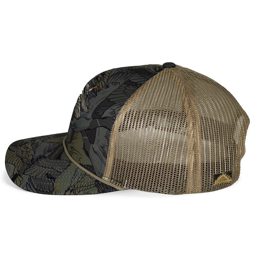 Paramount Outdoors Pintail Pair Duck Hat Waterfowl Print 6 - Panel Rope Cap - Angler's Pro Tackle & Outdoors