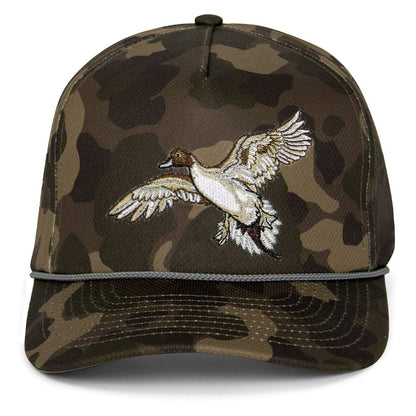 Paramount Outdoors Pintail Trucker Hat Old School Dark Camo 5 - Panel - Angler's Pro Tackle & Outdoors