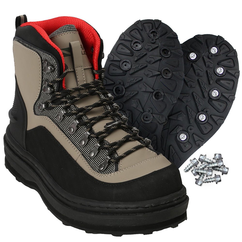 Paramount Outdoors Slate Cleated Rubber Bottom Wading Boots - Angler's Pro Tackle & Outdoors