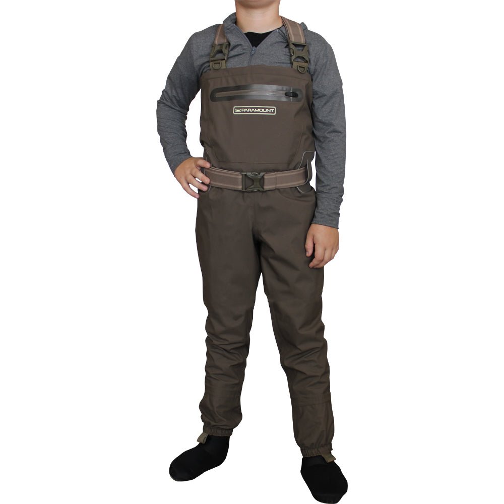 Paramount Outdoors STONEFLY YOUTH Fishing Breathable Chest Waders for Kids - Angler's Pro Tackle & Outdoors