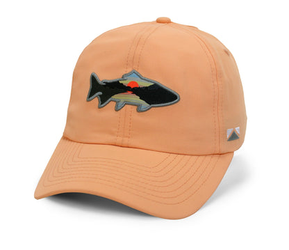 Paramount Outdoors Women's SUNSET TROUT 6 - Panel Ponytail Cap - Angler's Pro Tackle & Outdoors