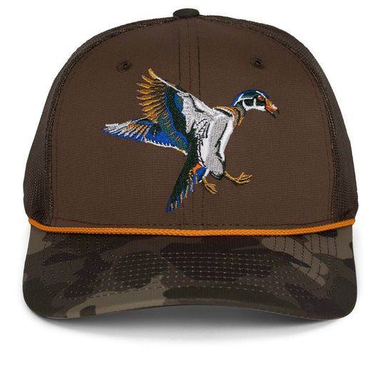 Paramount Outdoors Wood Duck 6 - Panel Structured Mesh Back Hat - Angler's Pro Tackle & Outdoors