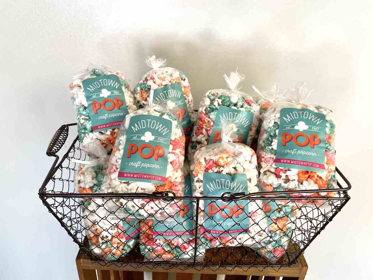 Midtown POP Mini Bag Custom Party  🥳 Favors (2 Cups) Gourmet Popcorn