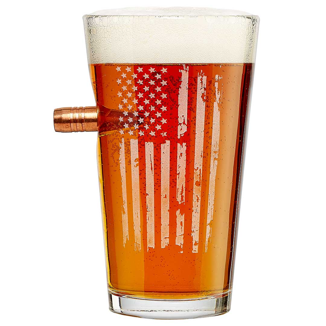 BenShot - Patriotic Pint Glass - 16oz