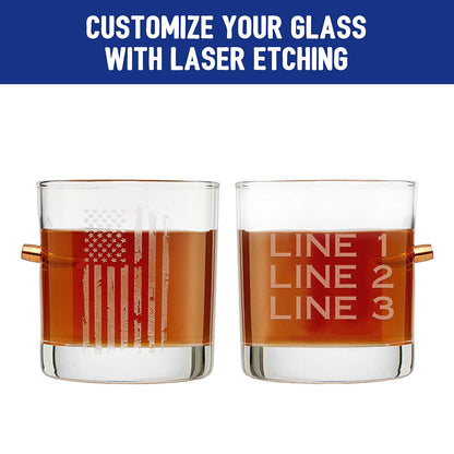 BenShot - Patriotic Rocks Glass - 11oz