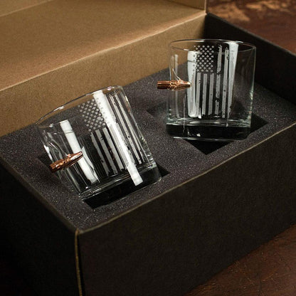 BenShot - Patriotic Rocks Glass - 11oz