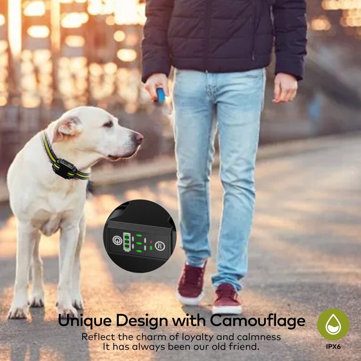 Pawious - Dog Bark Collar B600, 2 pack - Rechargeable, Waterproof Anti Barking Collar - Angler's Pro Tackle & Outdoors