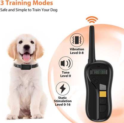 Pawious - Dog Training E - Collar T680 for Hunting - 1400ft Range, IPX68 Waterproof, for Large Dogs - Angler's Pro Tackle & Outdoors