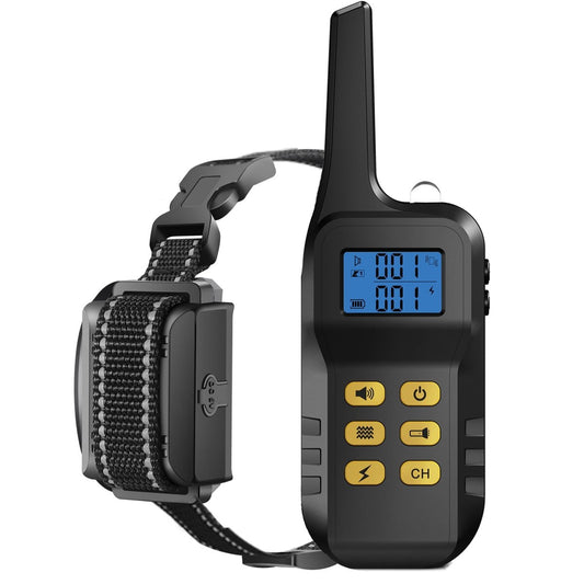 Pawious - Dog Training E - Collar T720 for Hunting - 3300ft Range, IPX68 Waterproof, LED Mode - Angler's Pro Tackle & Outdoors