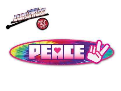 Peace Tie Dye WiperTags - Angler's Pro Tackle & Outdoors