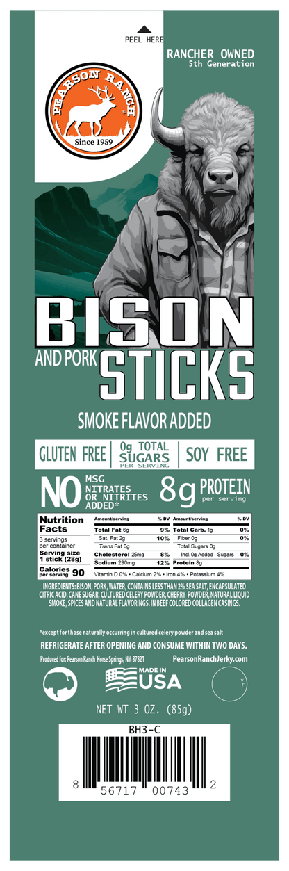 Pearson Ranch - Buffalo Hickory Snack Stick Multipack - Angler's Pro Tackle & Outdoors