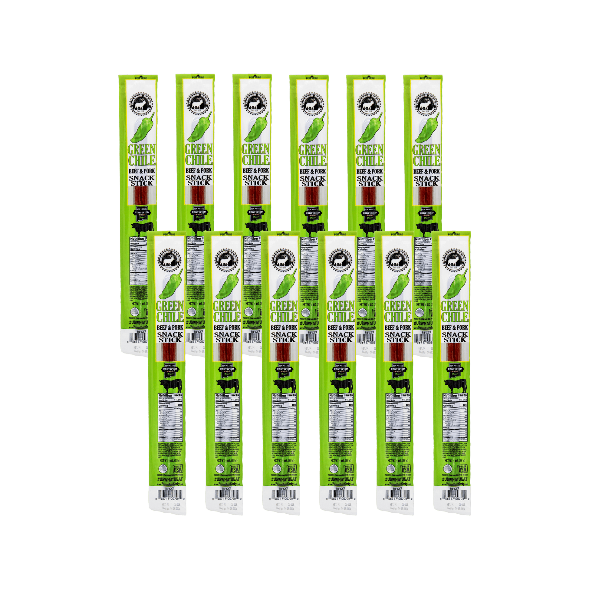 Pearson Ranch - Green Chile Beef & Pork Snack Stick - Angler's Pro Tackle & Outdoors