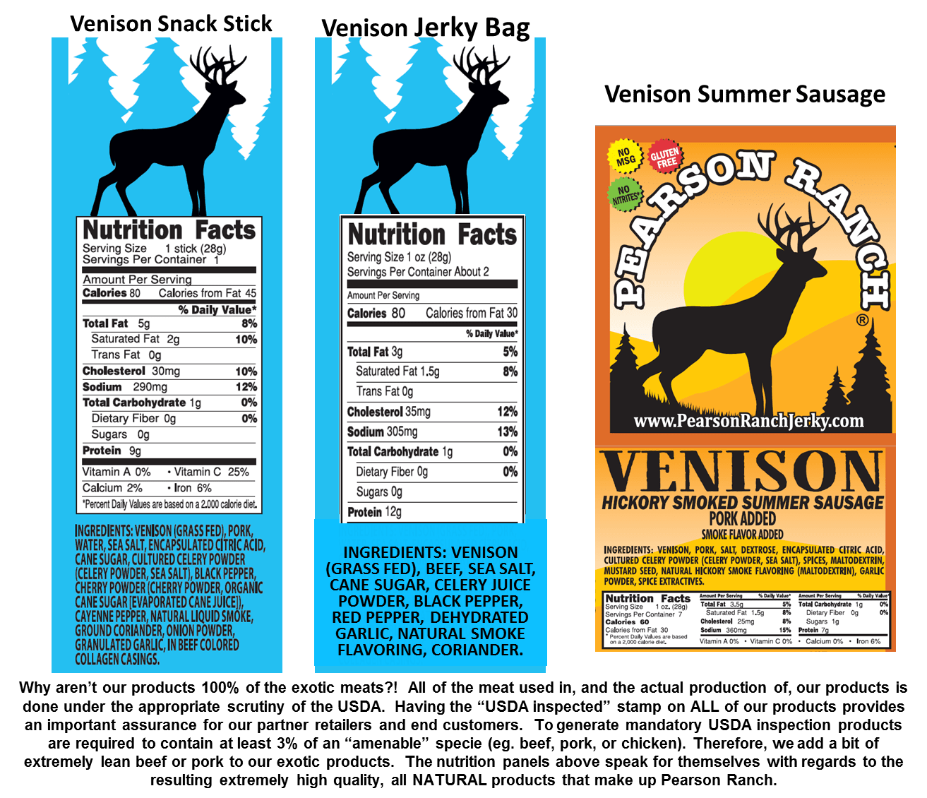 Pearson Ranch - The Wrangler - Venison Variety Pack - Angler's Pro Tackle & Outdoors