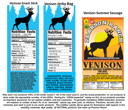 Pearson Ranch - The Wrangler - Venison Variety Pack - Angler's Pro Tackle & Outdoors