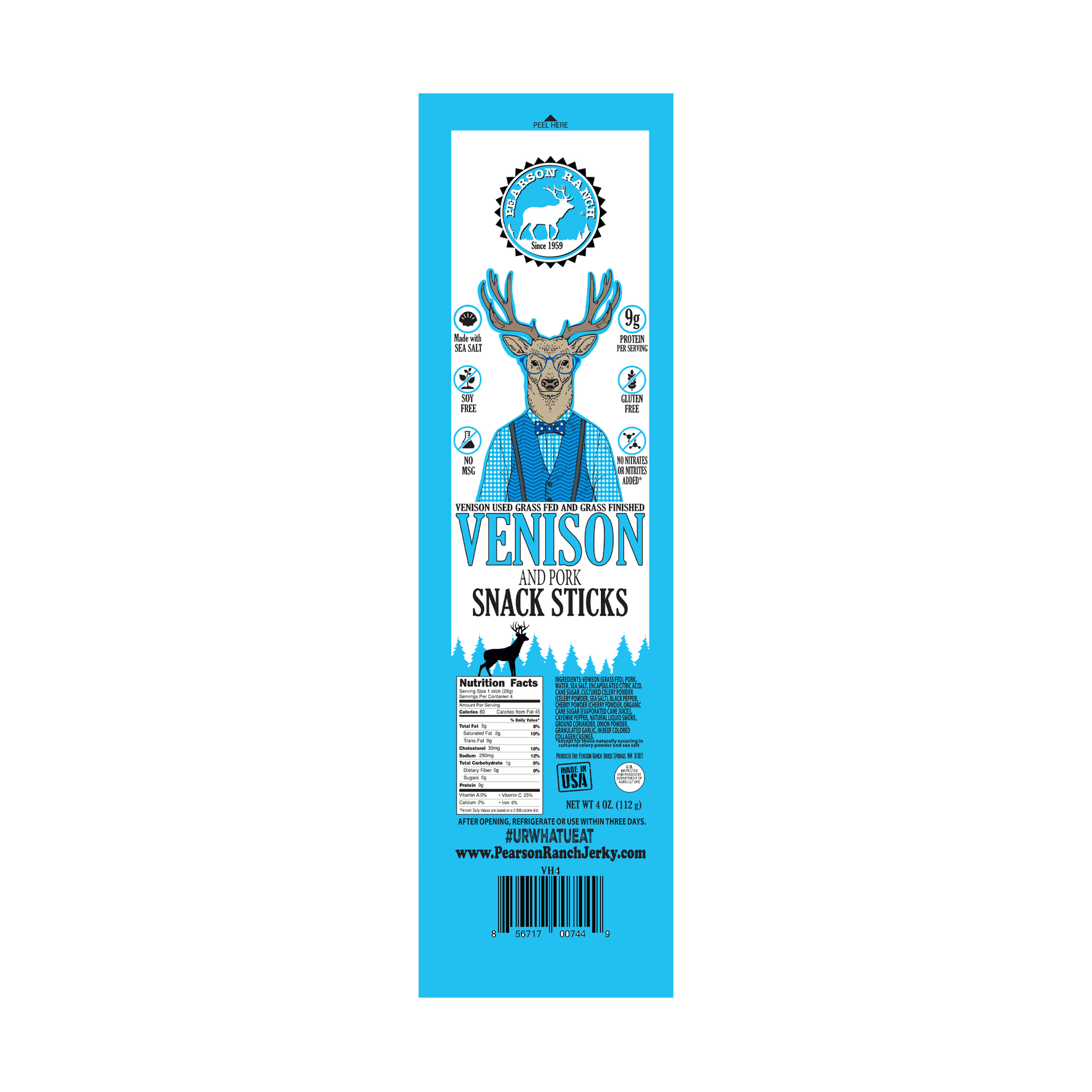 Pearson Ranch - Venison Hickory Snack Stick Multi - pack - Angler's Pro Tackle & Outdoors