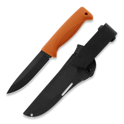 Peltonen M07 Ranger Puukko Black Cerakote Orange Handle FJP137 - Angler's Pro Tackle & Outdoors