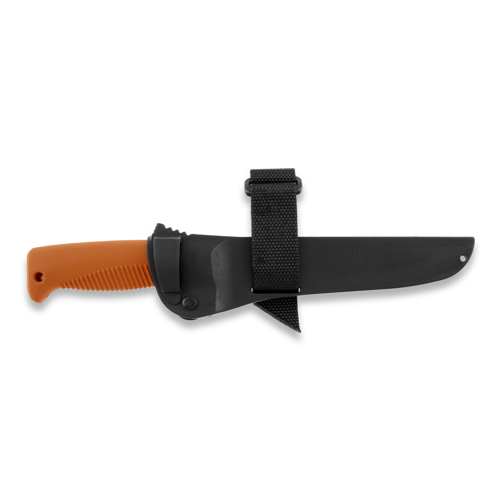 Peltonen M95 Ranger Puukko Black Cerakote Orange Handle FJP140 - Angler's Pro Tackle & Outdoors