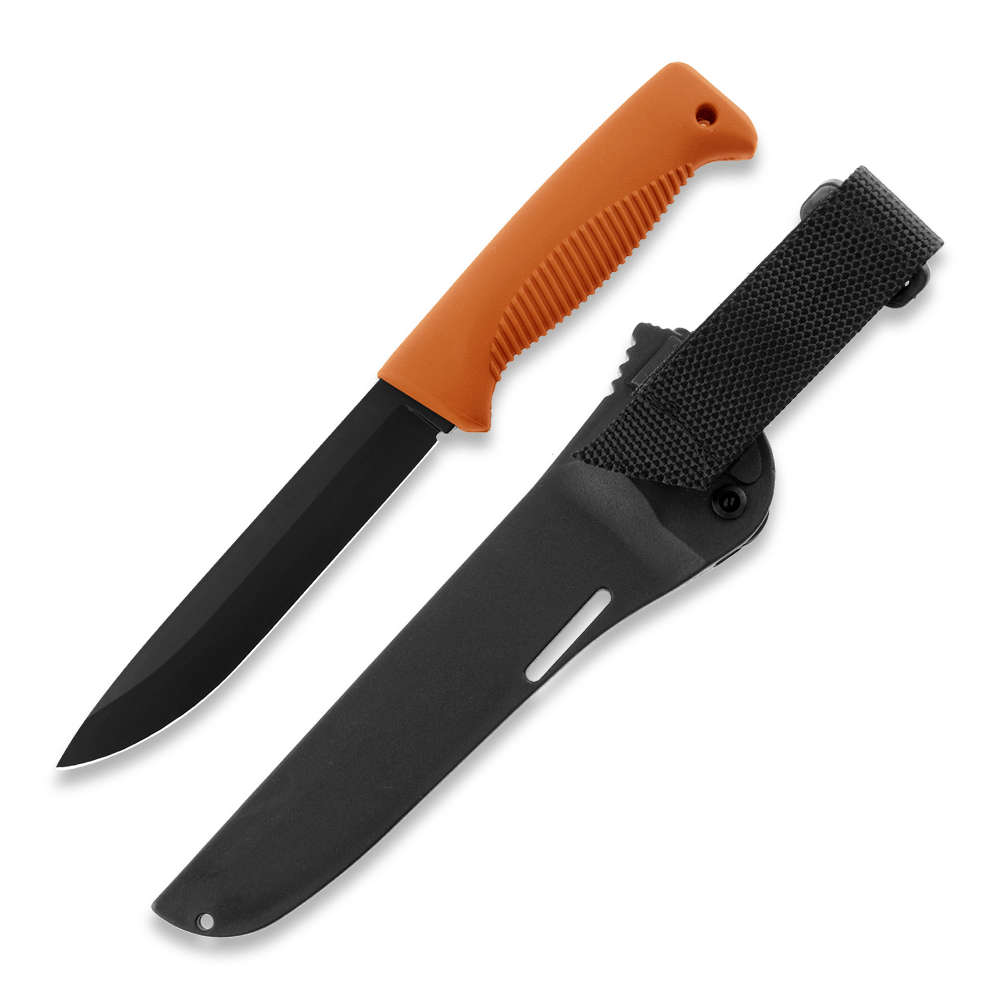 Peltonen M95 Ranger Puukko Black Cerakote Orange Handle FJP140 - Angler's Pro Tackle & Outdoors