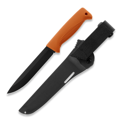 Peltonen M95 Ranger Puukko Black Cerakote Orange Handle FJP140 - Angler's Pro Tackle & Outdoors