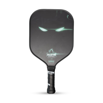 PHANTOM SAVAGE 13MM T800 Carbon Fiber Pickleball Pro Paddle with Cover - Angler's Pro Tackle & Outdoors