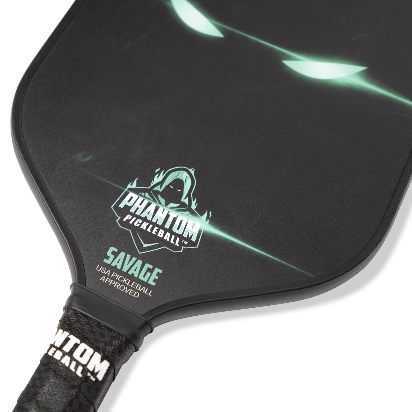 PHANTOM SAVAGE 13MM T800 Carbon Fiber Pickleball Pro Paddle with Cover - Angler's Pro Tackle & Outdoors