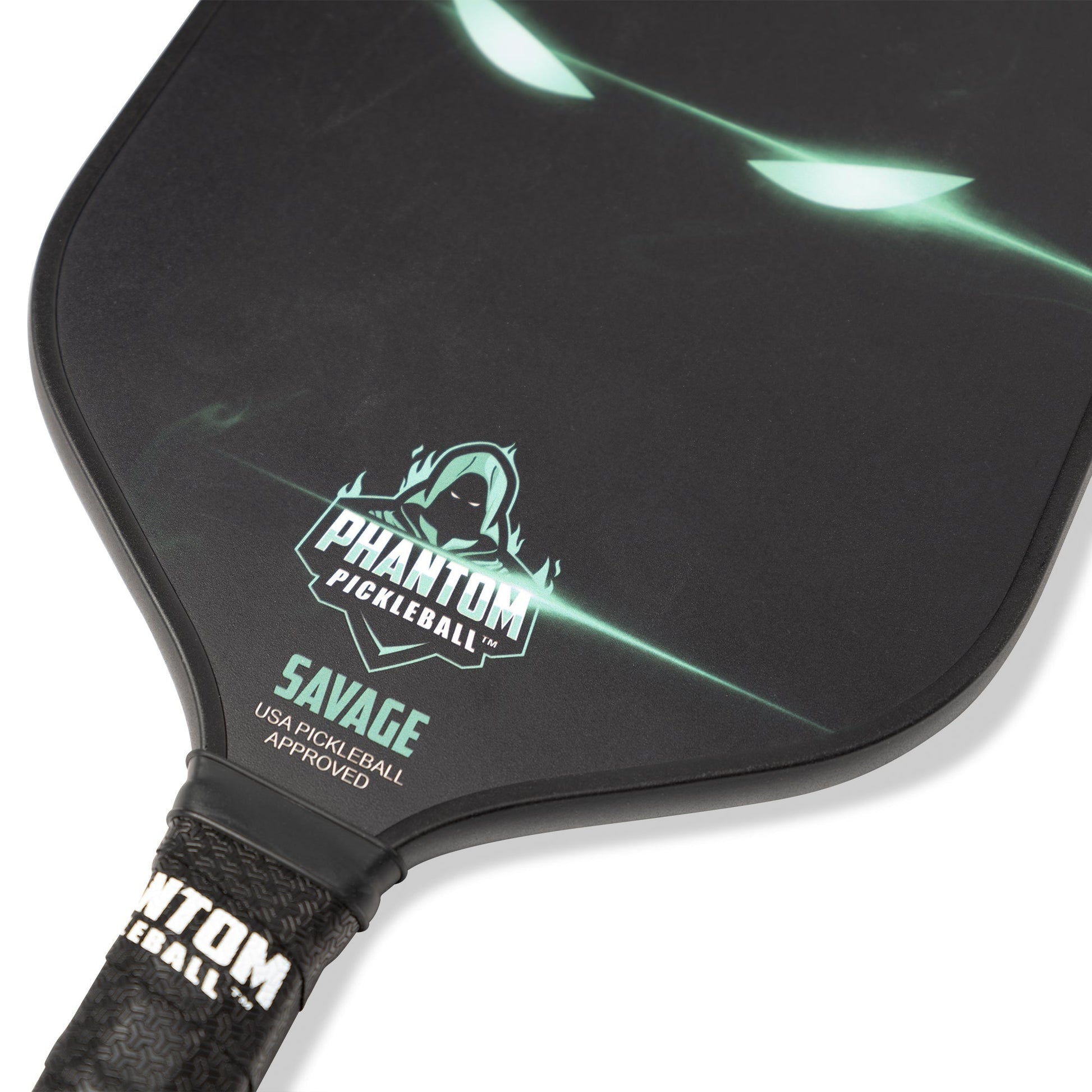 PHANTOM SAVAGE 13MM T800 Carbon Fiber Pickleball Pro Paddle with Cover - Angler's Pro Tackle & Outdoors