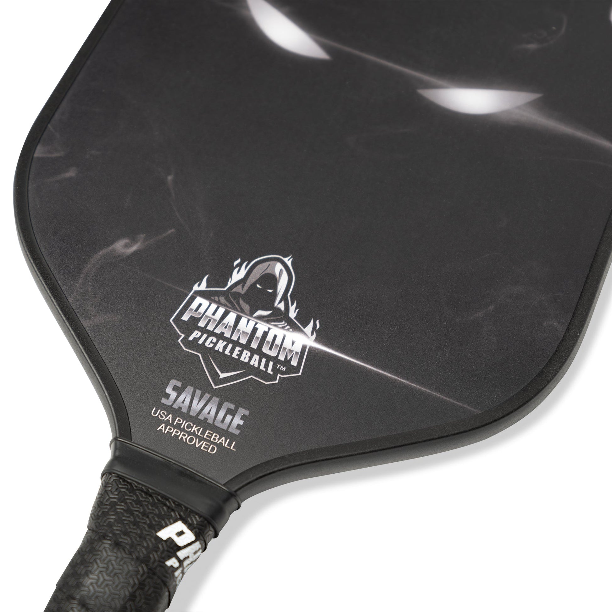 PHANTOM SAVAGE 13MM T800 Carbon Fiber Pickleball Pro Paddle with Cover - Angler's Pro Tackle & Outdoors