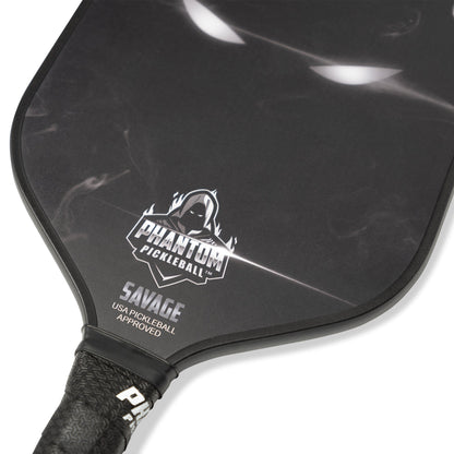 PHANTOM SAVAGE 13MM T800 Carbon Fiber Pickleball Pro Paddle with Cover - Angler's Pro Tackle & Outdoors