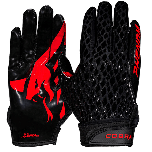 Phenom Elite Football Gloves - VPS4 - Black Cobra Skin - Angler's Pro Tackle & Outdoors